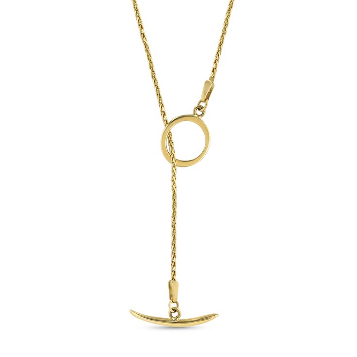 Striking and architectural the Baby Bow charm hangs on a 30" or 18" long chain. Wear as a long necklace or lariat. 14k Solid Yellow Gold Bow is approximately 3/4" long Made in the USA Yellow Gold Sterling Silver Lariat Necklace With Adjustable Chain, Modern Adjustable 14k Gold Necklace, Modern Adjustable Cable Chain Necklace, Elegant Yellow Gold Lariat Necklace In Brass, Elegant Yellow Gold Brass Lariat Necklace, Timeless 14k Gold Lariat Necklace With Adjustable Chain, Modern Yellow Gold Lariat Necklace, Modern Lariat Necklaces With Cable Chain, Yellow Gold Lariat Necklace With Detachable Pendant