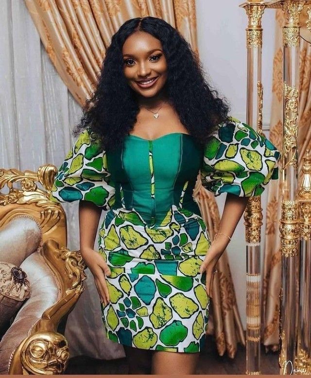 Simple Ankara Short Gown Styles For Wedding, Ankara Short Gown Styles For Wedding, Simple Ankara Short Gown Styles, Latest Ankara Style, Customized Dresses, Short Gown Styles, Stylish Naija, Trendy Ankara Styles, Ankara Short Gown Styles