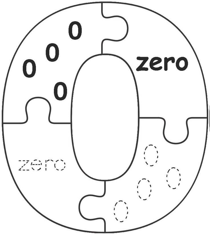 the letter o is for zero coloring page