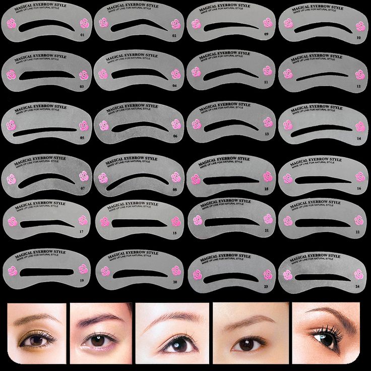 Cheap draw guide, Buy Quality eyebrow stencil directly from China eyebrow stencil set Suppliers: 24 Pcs Pro Reusable Eyebrow Stencil Set Eye Brow DIY Drawing Guide Styling Shaping Grooming Template Card Easy Makeup Beauty Kit Diy Eyebrow Shaping, Eyebrow Drawing, Brow Grooming, Eyebrow Template, Eyebrow Stencils, Permanente Make-up, Makeup Stencils, Eyebrow Styles, Mekap Mata