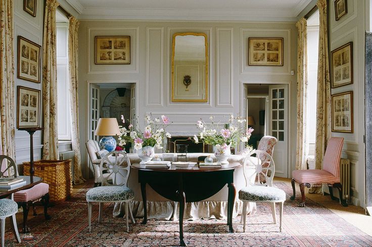 the dining room is clean and ready for us to eat dinner on it's own table