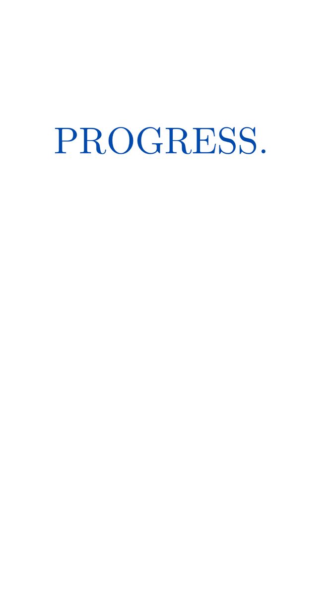 a white background with the words progress on it