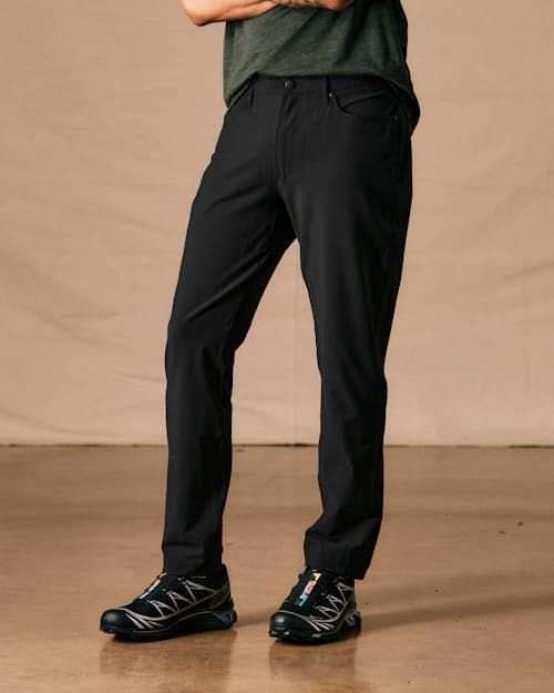 The perfect pants for trips where carry-on space is a luxury Midweight Pants With Comfort Waistband, Fall Midweight Bottoms With Pockets, Outdoor Tapered Leg Pants For Fall, Outdoor Fall Tapered Leg Pants, Travel Pant, Travel Pants, Perfect Pant, Pick One, Carry On