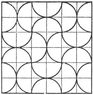 an image of a square with circles in it