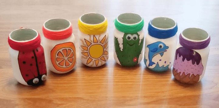 DIY Painted Mason Jar Craft Ideas Painted Mason Jar Crafts, Mason Jar Craft Ideas, Jar Craft Ideas, Mason Jar Craft, Learning Projects, Learn Crafts, Painted Mason Jars, Mason Jar Crafts, Jar Crafts