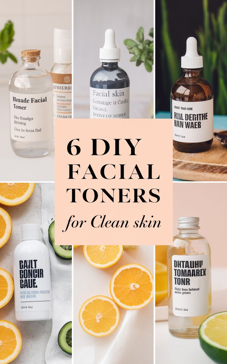 Discover 6 DIY facial toners for clean skin! These natural, homemade recipes help balance pH, minimize pores, and refresh your face. Perfect for all skin types, from oily to sensitive. Try them today! Home Made Facial Cleanser, Facial Recipes Homemade, Homemade Toners For Face Dry Skin, Homemade Toners For Face, Natural Toner For Face, Face Toner Recipe, Face Toner For Oily Skin, Water Detox Recipes, Diy Toner Face