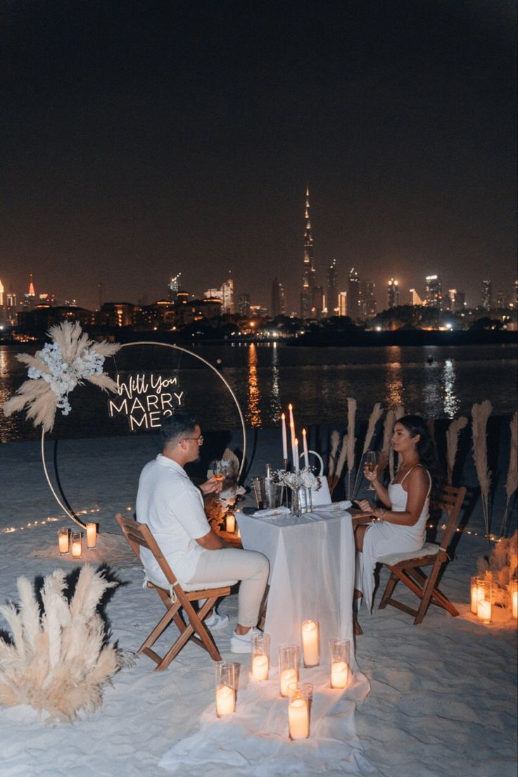 Boho engagement proposal / romantic setup / white setup / will you marry me neon sign/ Dubai / noora events  / Dubai events Indoor Proposal Ideas Home, Maldives Proposal, Caribbean Proposal, Dream Proposal Romantic, Bali Proposal, Boho Proposal, Girlfriend Proposal Ideas, Proposal Setup, Wedding Proposal Ideas Engagement