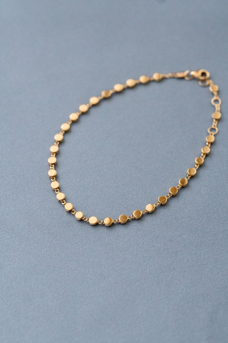 Kiklos Infinity Bracelet — Hellenic Aesthetic Elegant Yellow Gold Jewelry With Round Beads, Timeless Gold Jewelry With Round Beads, 14k Gold Single Strand Jewelry With Round Beads, Recycled Gold Round Bracelets As A Gift, Recycled Gold Bracelets As Gift, Round Recycled Gold Bracelets As A Gift, Recycled Gold Round Bracelet As Gift, Full Circle Yellow Gold Jewelry As Gift, Everyday 14k Gold Full Circle Jewelry