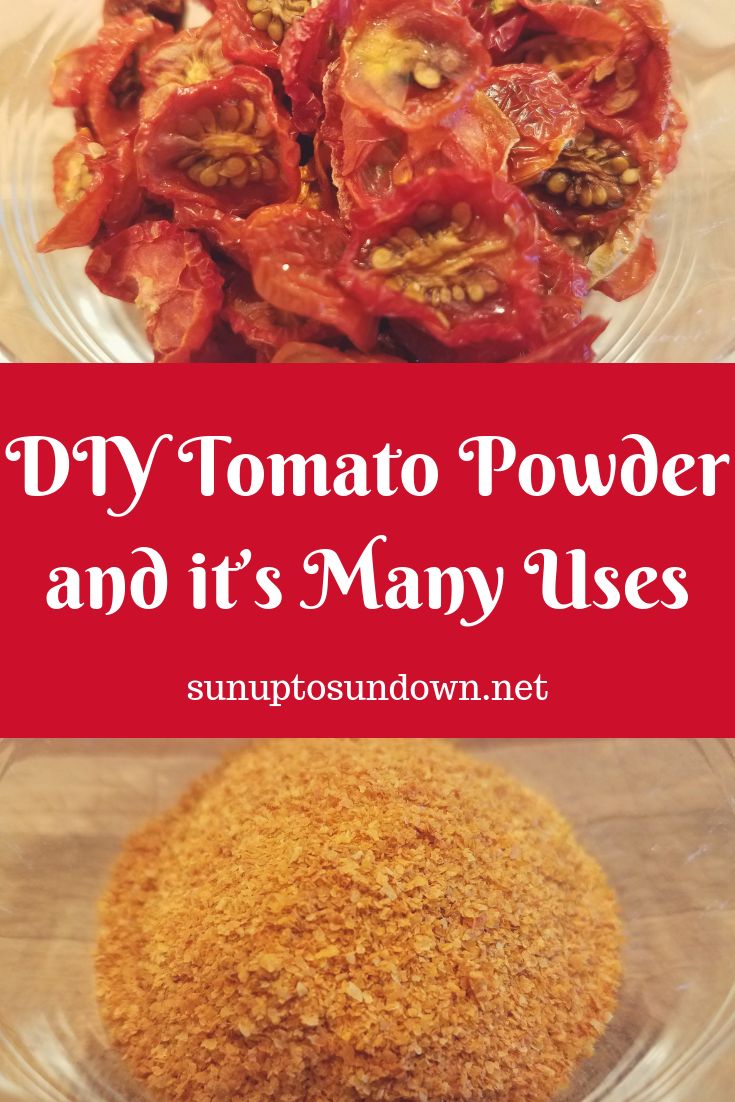 some type of food on a plate with the words diy tomato power and it's many uses