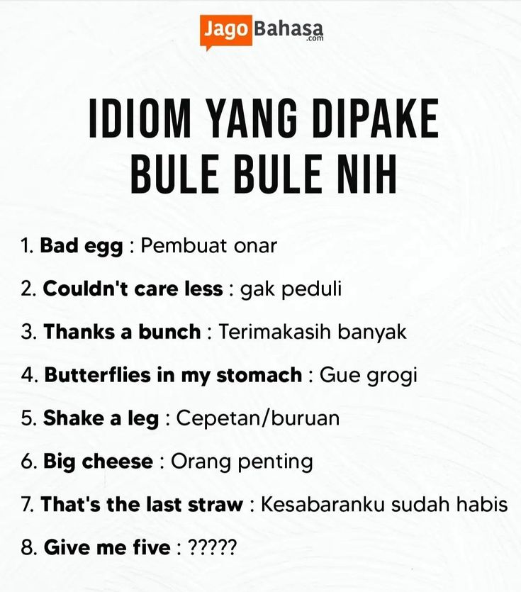 an advertisement with the words idom yang dipake blue nih