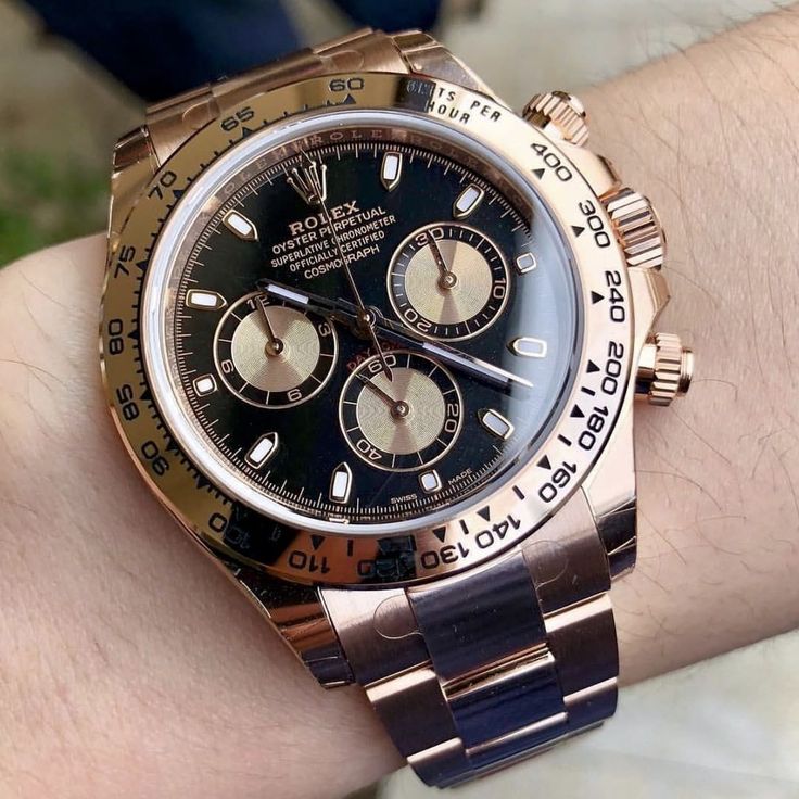 Daytona Rose Gold, Rolex Daytona Rose Gold, Watches Rolex, New Watch, Tom Ford Men, Expensive Watches, Box Paper, Hugo Boss Man, Rose Gold Bracelet