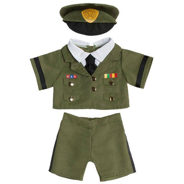 Army Officer Uniform 3 pc. Officer Uniform, Army Officer, Teddy Bear Clothes, Kids Graduation, Matching Pjs, Teddy Bear Doll, Teddy Bear Picnic, Bear Outfits, Clothing Outfits