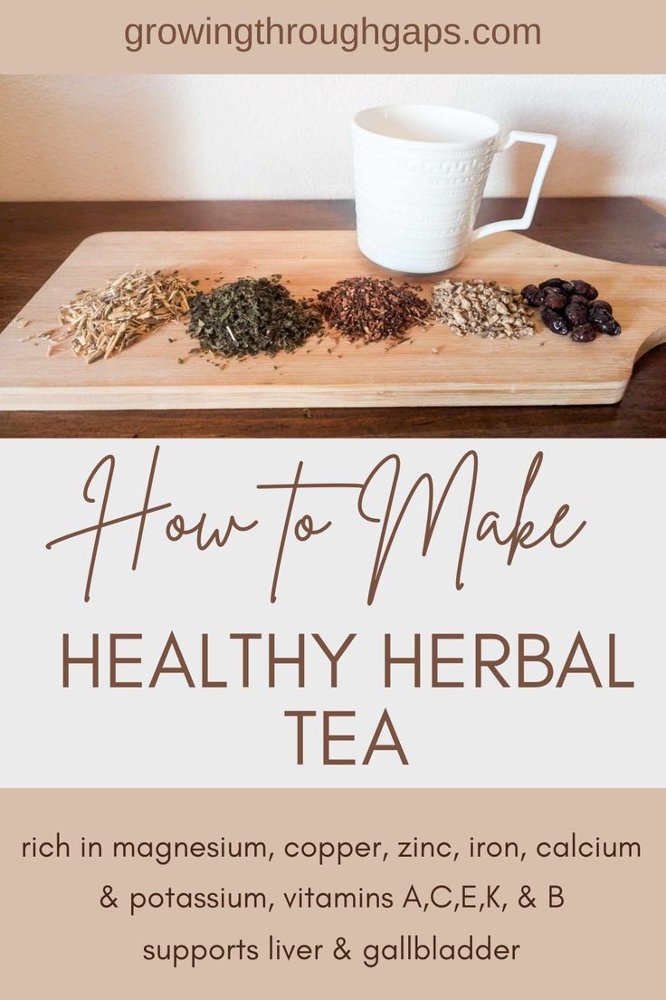 how to make healthy herb tea