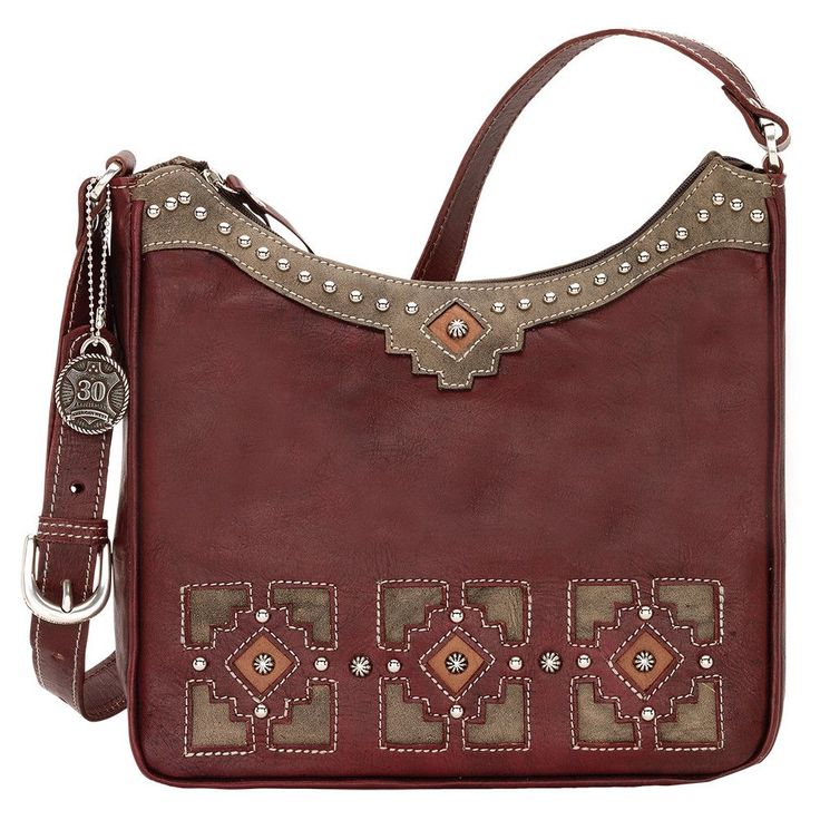 American West Annie's Secret Southwest Concealed Carry American West Handbags, Concealed Carry Bags, Concealed Carry Handbags, Leather Zipper Pouch, Leather Zip Pouch, Western Handbags, Red Leather Purse, Concealed Carry Purse, Red Leather Handbags