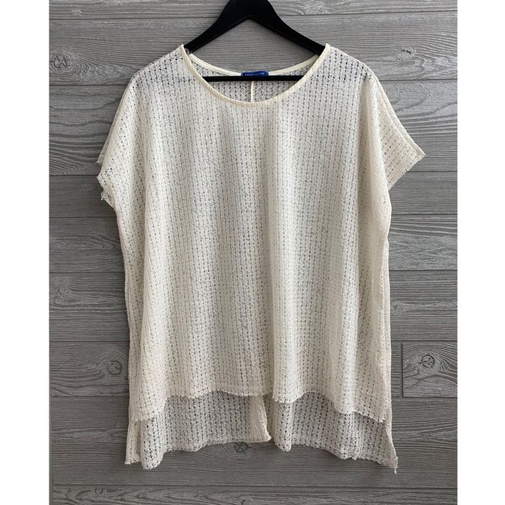 Sweet Claire Ivory Open Knit Top Nwot *Boutique Item* Beautiful Step Hem Knit Top. Perfect Year Round Top! Great For Layering. * Offers Always Welcome. Bundle And Save! * 1 Off White Textured Knit Top For Spring, Cream Crochet Top With Knit Fabrication For Summer, Spring Textured Knit Off White Tops, Beige Crochet Top With Crew Neck And Knit Fabrication, Cream Open Knit Top For Summer, Cream Knit Top For Spring Beach Occasions, Cream Knit Top For Beach In Spring, White Crochet Crew Neck Top With Knit Fabrication, Spring Beach Knit Top In Cream