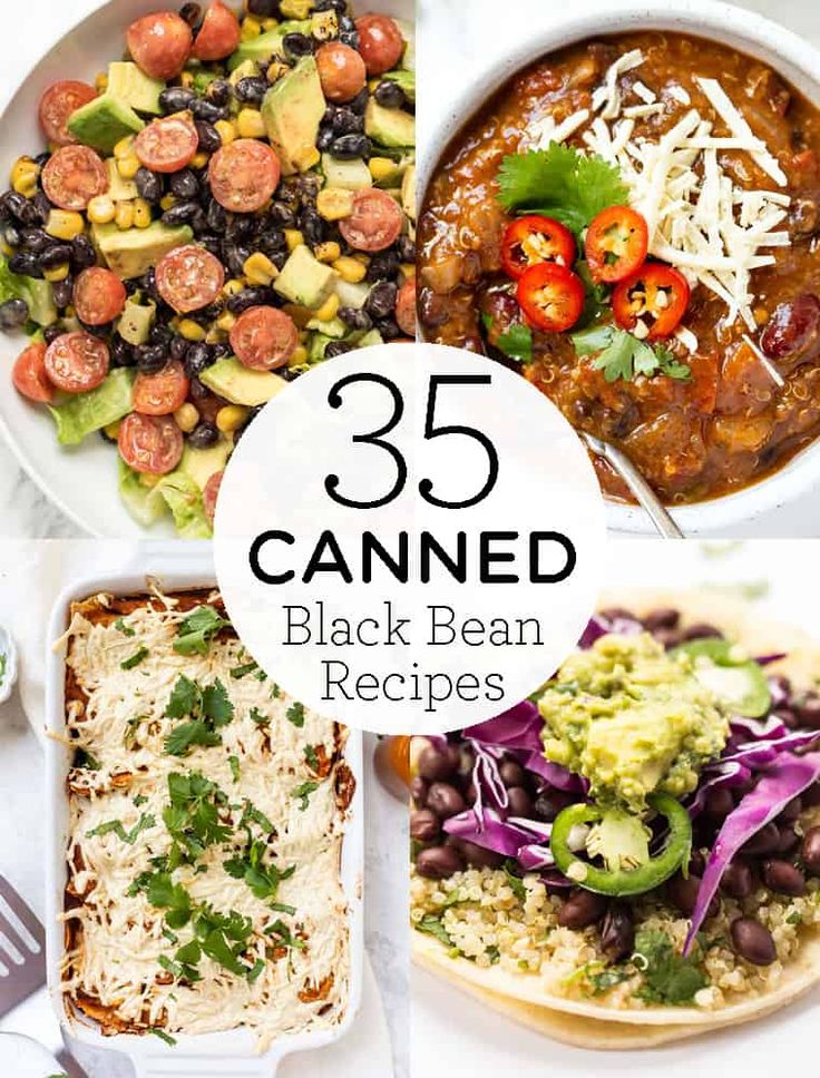 35 canned black bean recipes that are delicious and easy to make