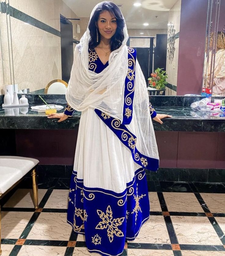 Sabrina! #eritrean #beauty #zuria Eritrean Women Traditional Dresses, Eritrean Zuria Dresses, Eritrean Chiffon, Zuria Habesha Dress, Ethiopian Kemis, Eritrean Women, Habesha Culture, Eritrean Clothing, Ethiopian Dresses