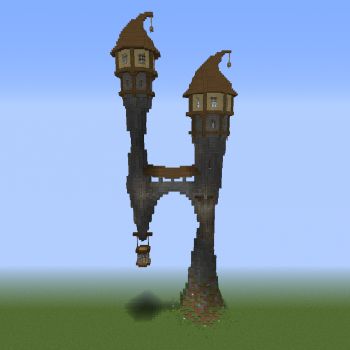 Fantasy Wizard Tower - GrabCraft - Your number one source for MineCraft buildings, blueprints, tips, ideas, floorplans! Fantasy Wizard Tower, Mega Base, Wizard Tower, Minecraft W, Minecraft Kingdom, Minecraft House Plans, Fantasy Wizard, Minecraft Castle, Minecraft Furniture