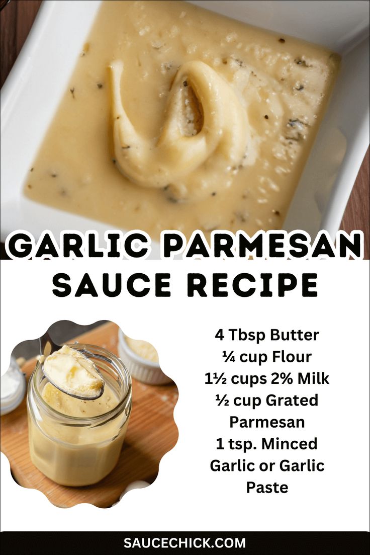 garlic parmesan sauce recipe with instructions