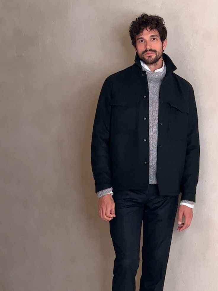 Just the thing for cooler climes, this beautiful shirt jacket is crafted from a luxurious, bonded wool blend, woven for lavish warmth all season long.  Point collar with snap-front closure.  Chest pockets.  On-seam side pockets.  Curved hem.  Unlined Dark Olive Green, The Thing, Chest Pocket, Shirt Jacket, Banana Republic, Wool Blend, Wool, Collar