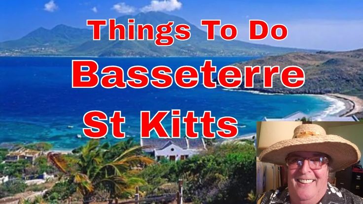 a man wearing a hat and glasses with the words things to do in bassetere st kitts