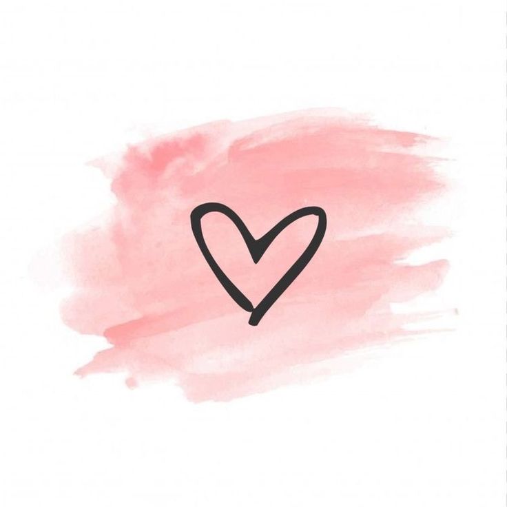 a heart drawn on top of a pink and white background with the word love written across it