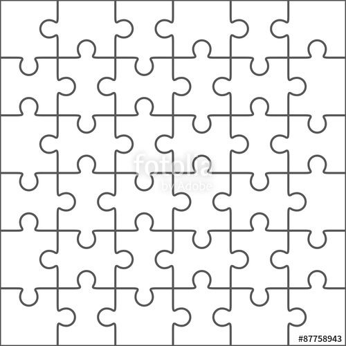 the missing pieces of a puzzle are shown in black and white, with one missing piece