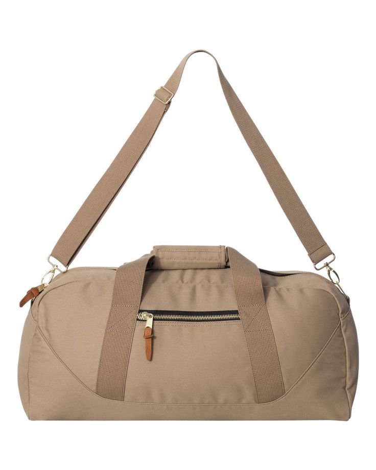 With its weather-proof design and vintage-inspired styling, Wayfarer Canvas Duffel is the travel duffel bag that outshines the rest. Made from polycotton material that is ultra-durable, this stylish duffel is packed with functional designs such as large internal compartment, front zipper pocket, reinforced bottom, carry handle, zippered main opening with protective rain cover, and detachable shoulder strap and more, which makes this the last all-purpose duffel you will ever need. Polycotton canv Functional Canvas Duffle Bag With Luggage Sleeve, Functional Cotton Travel Bag For Overnight Trips, Outdoor Canvas Travel Bag With Zipper, Cotton Duffle Bag With Luggage Sleeve For Overnight Trips, Outdoor Khaki Canvas Duffle Bag, Casual Outdoor Weekender Bag With Zipper Closure, Practical Canvas Duffle Bag For Outdoor, Casual Weekender Bag With Zipper For Outdoor, Functional Canvas Weekender Bag For Outdoor