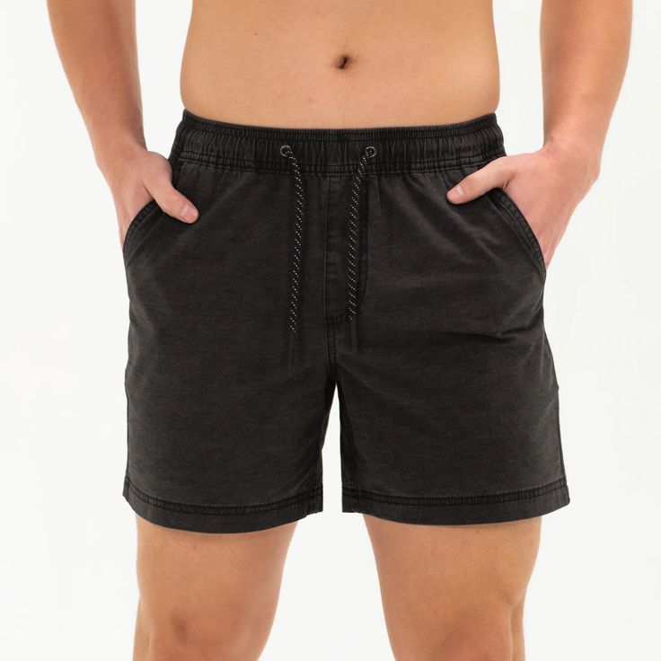 A laidback short-swim hybrid that’s ready for any adventure. Made with our lightweight and quick-drying Volley fabric that’s garment-dyed in small batches for a unique, washed look. Casual Swimwear With Elastic Waistband, Casual Shorts For Beach Season And Outdoor Activities, Casual Swim Trunks With Functional Drawstring, Casual Swim Trunks With Functional Drawstring For Beach Season, Casual Swim Trunks With Built-in Shorts For Warm Weather, Cotton Athletic Shorts With Elastic Waistband For Outdoor, Outdoor Cotton Athletic Shorts With Elastic Waistband, Black Cotton Swim Trunks For Summer, Casual Swim Trunks With Elastic Waistband