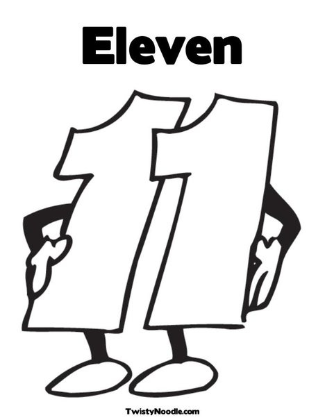 the number seven coloring page is shown in black and white with an image of a cartoon character