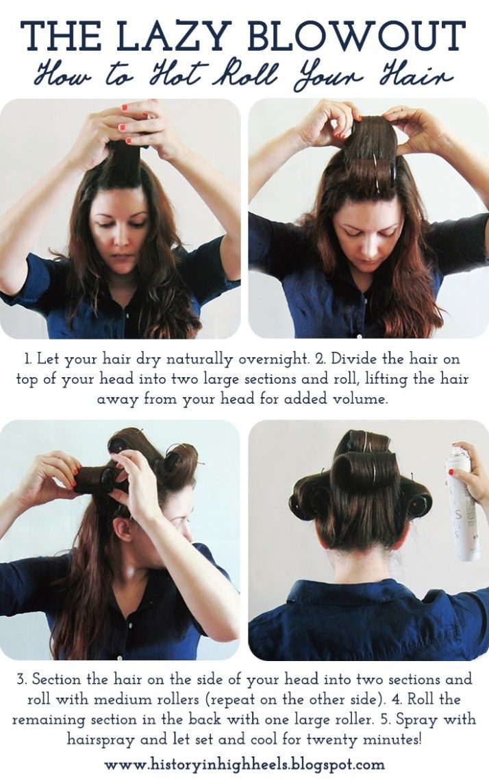 Hot Roll, Hot Rollers Hair, Tutorial Hair, Roll Hairstyle, Hot Rollers, Blowout Hair, Hair Rollers, Hair Today, Curled Hairstyles