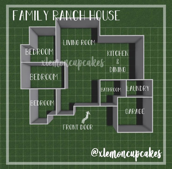 the family ranch house floor plan