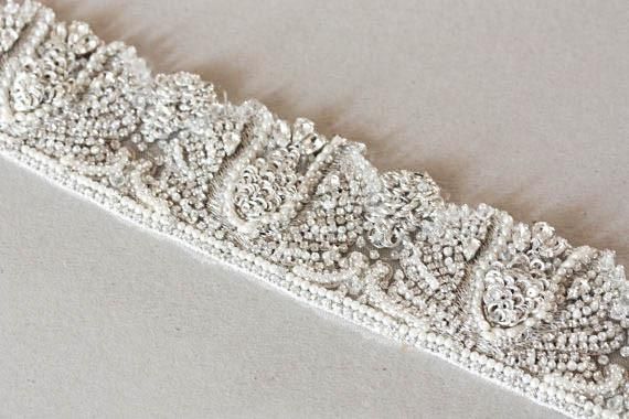 bridal belts and sashes - Quinza Beaded Bridal Sash, Hollywood Glamor, Bridal Sash Belt, Simple Wedding Dress, Wedding Sash Belt, Black Bridal, Hair Adornments, Wedding Sash, Blue Bridal