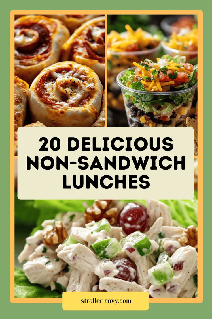 20 Non-Sandwich Lunch Ideas for School Super Fast Lunch Ideas, Quick And Easy Cold Lunch Ideas, Easy Simple Lunch Ideas For Work, Quick Easy School Lunches, Lunches For Kids School, Make Ahead Cold Lunches, Lunch On The Go Ideas, School Lunch Ideas For Teenagers, Teen Lunch Ideas For School