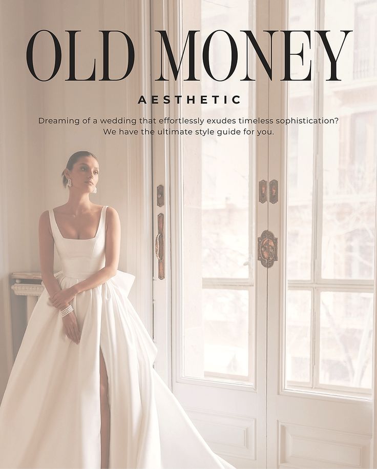 the cover of an old money magazine featuring a woman in a white gown and high heels