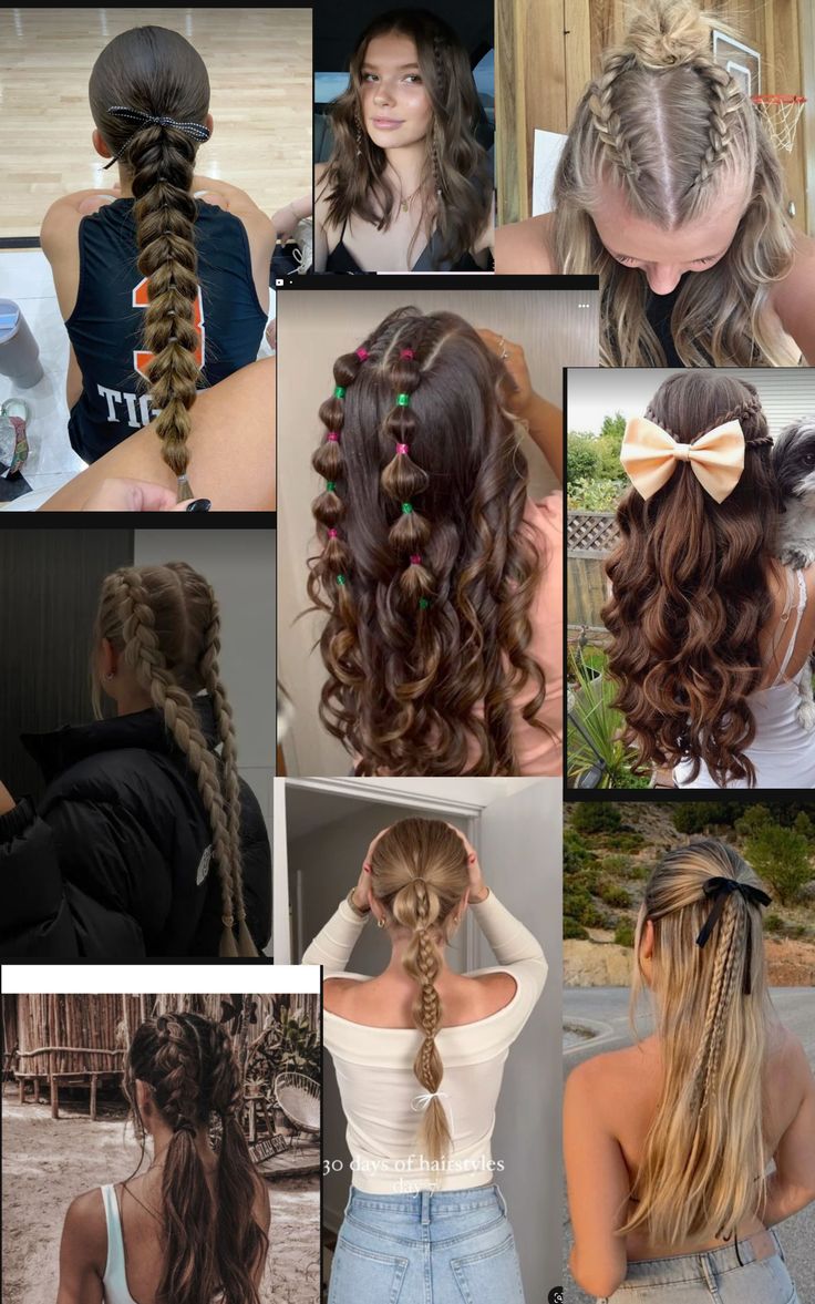 Yearbook Photo Hairstyles, Easy Hairstyles For School Pictures, Unique School Hairstyles, Easy Hairstyles For Game Day, Hairstyle For Picture Day At School, Non Wash Day Hairstyles, 2nd Grade Picture Day Hair, Really Easy Hairstyles For School, Hair Of The Week