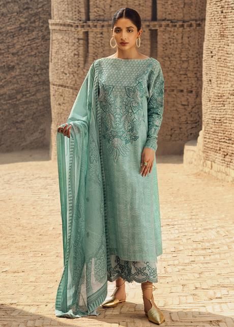 Long Sleeve Lawn Suit With Naqshi For Eid, Eid Naqshi Embellished Long Sleeve Lawn Suit, Semi-stitched Long Sleeve Lawn Suit With Naqshi, Long Sleeve Mulmul Unstitched Suit With Naqshi, Unstitched Long Sleeve Mulmul Suit With Naqshi, Eid Naqshi Embroidered Palazzo Set With Straight Kurta, Eid Naqshi Straight Kurta Palazzo Set, Mulmul Long Sleeve Lawn Suit For Wedding, Wedding Lawn Suit With Long Sleeves In Mulmul