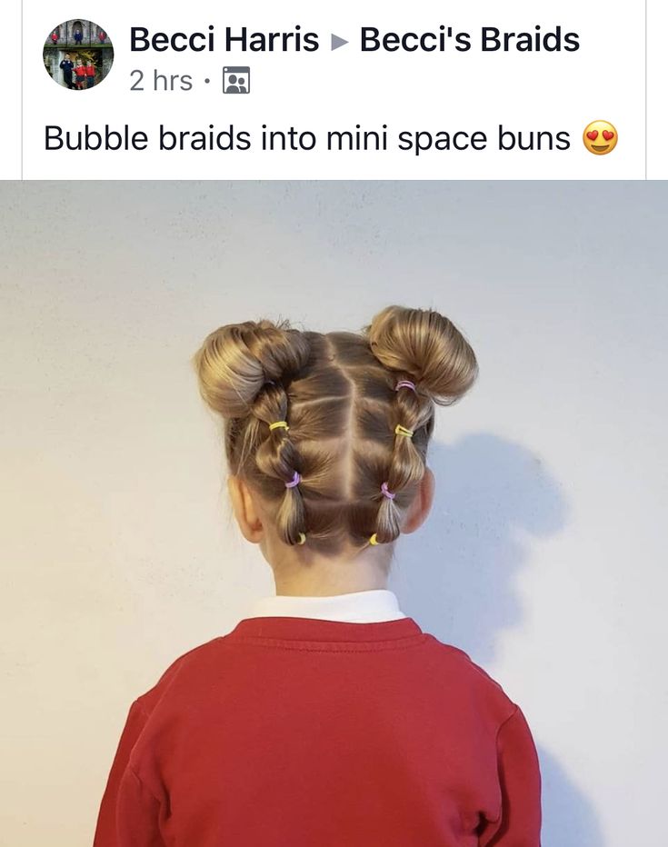 Bubble Braid Into Space Bun, Bubble Braid Space Buns, Bubble Braid Bun, Braid Space Buns, Braided Space Buns, Space Bun, Braid Bun, Bubble Braid, Bubble Braids