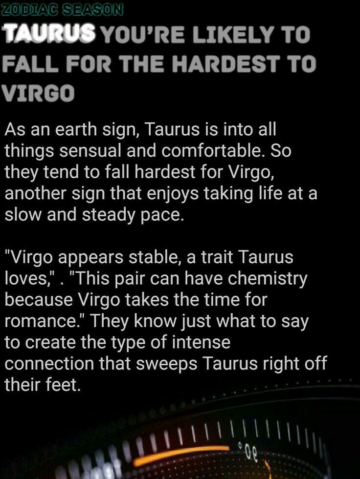 an advertisement for a watch with the caption'taurus you're likely to fall for the hardest to virgo '