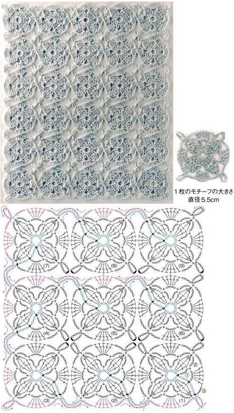 an image of crocheted doily and the pattern