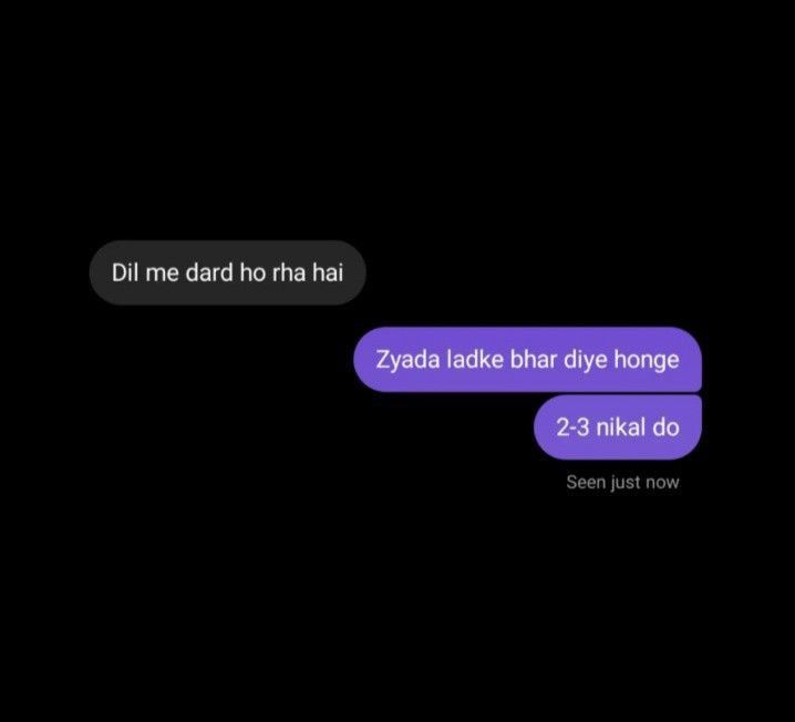 two texts that are in the same language, one is purple and the other is black