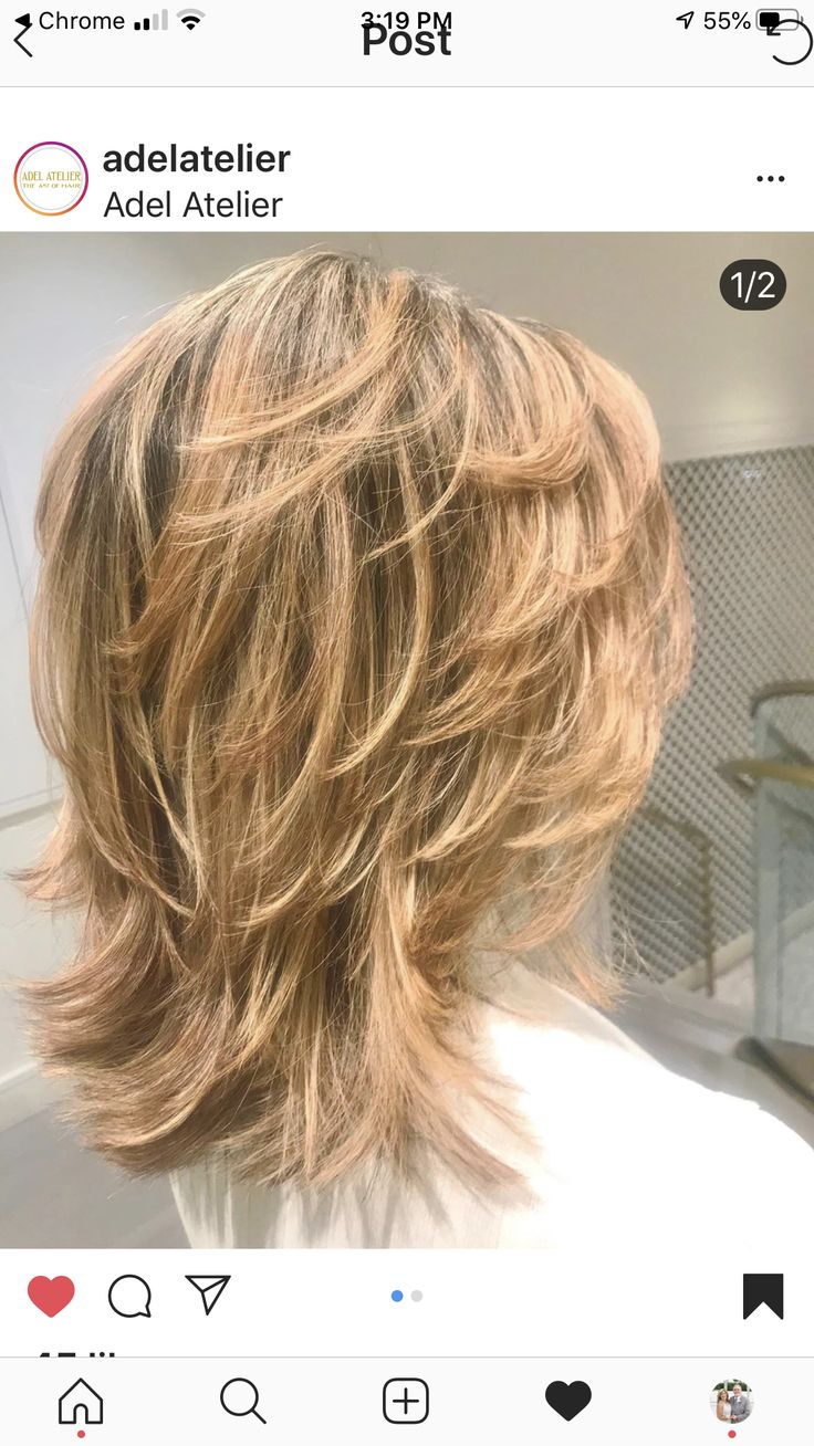 Medium Length Cuts For Fine Hair, Waterfall Layers Haircut, Medium Fine Hair, Flippy Hair, Feathered Hair Cut, Blonde Layered Hair, Haircuts For Medium Length Hair, Layered Haircuts For Medium Hair, Shag Haircuts