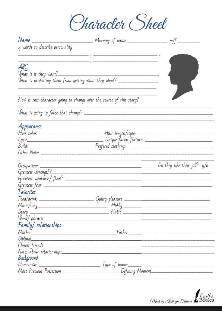 the character sheet for shakespeare's play, which is written in blue and white