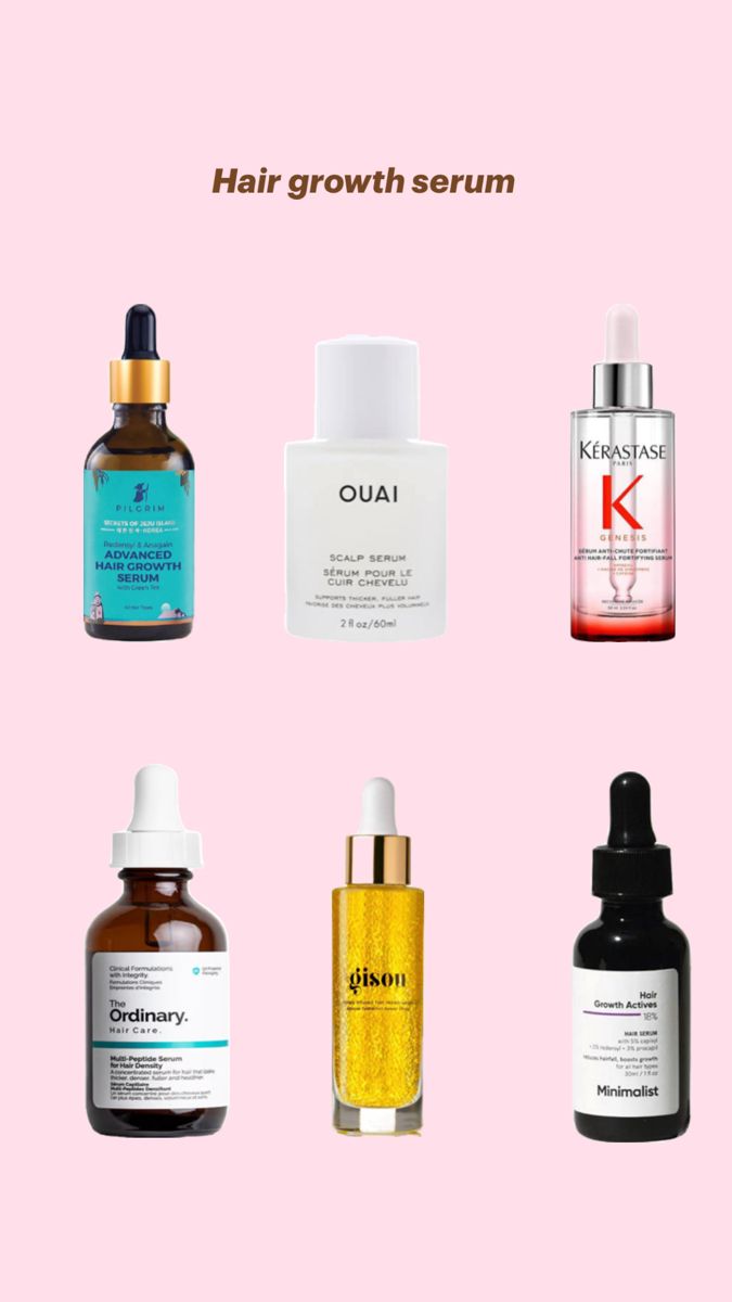 Ouai scalp serum  pilgrim hair serum kérastase Hair fall fortifying serum multi peptide hair serum ordinary gisou minimalist Hair Growth Serums, Pretty Hair Cuts, Best Hair Serum, Kerastase Hair, Afro Hair Care, Wavy Hair Care, Natural Hair Growth Tips, Hair Mask For Growth, Skin Care Toner Products