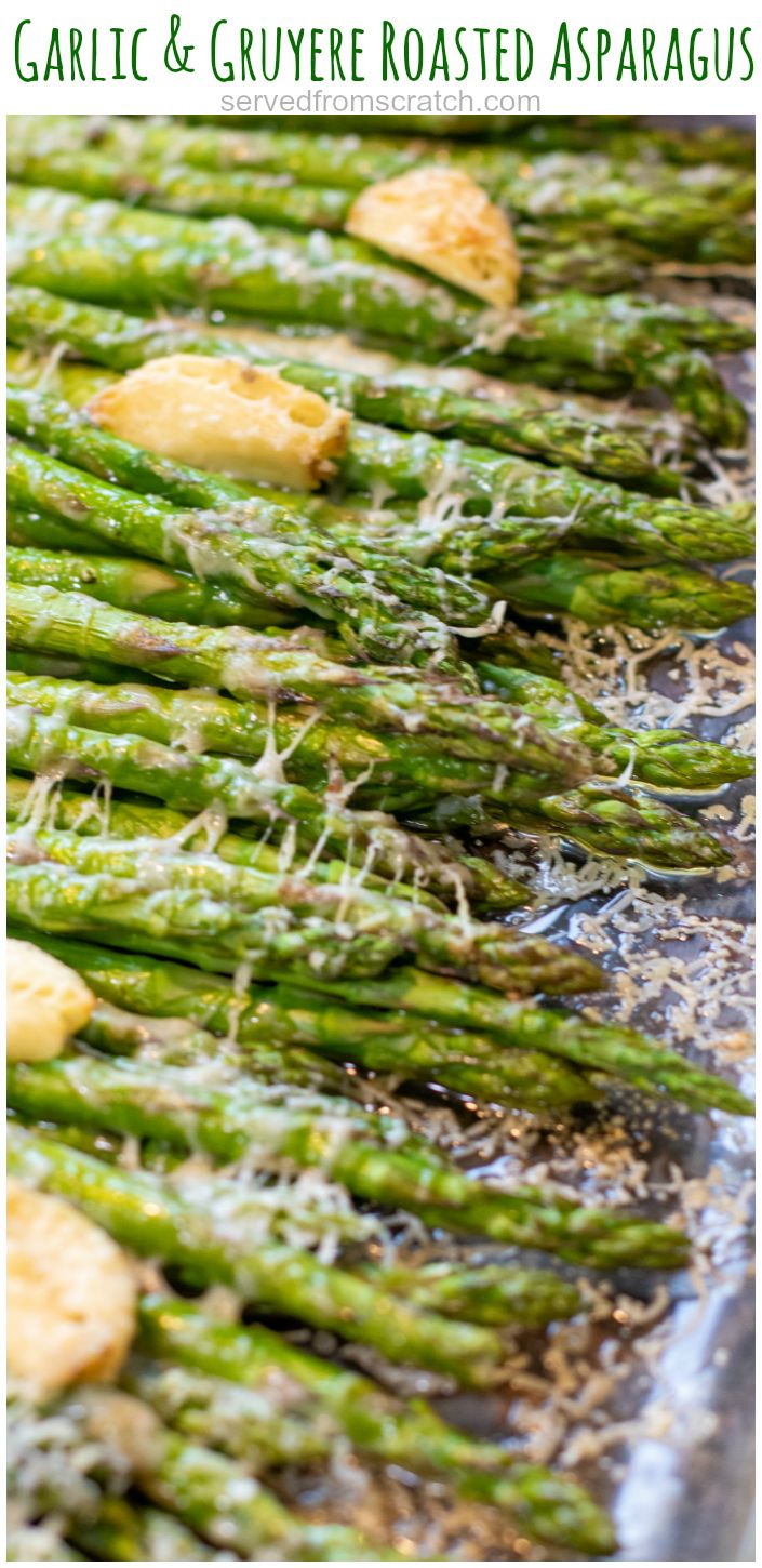 grilled asparagus with garlic and gruyre roasted asparagus