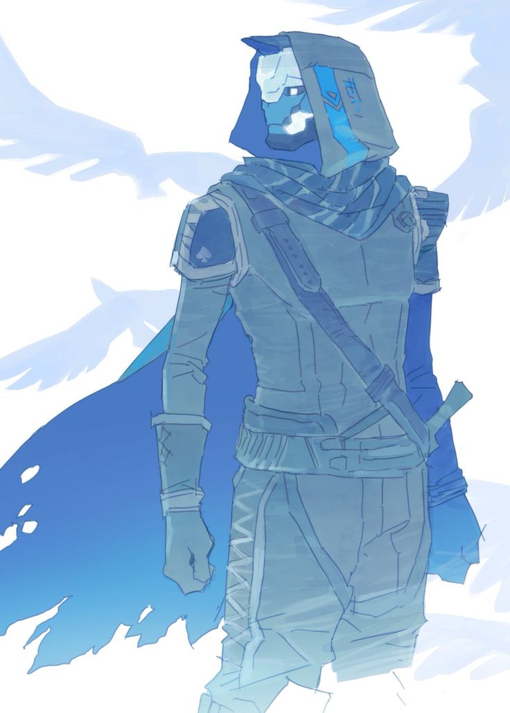 a drawing of a man in a space suit and helmet standing on snow covered ground