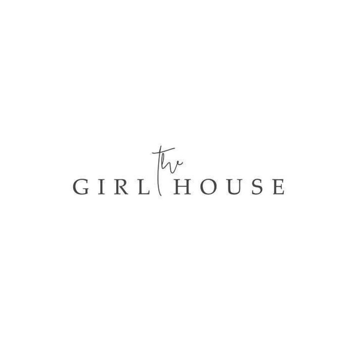 the girlhouse logo on a white background