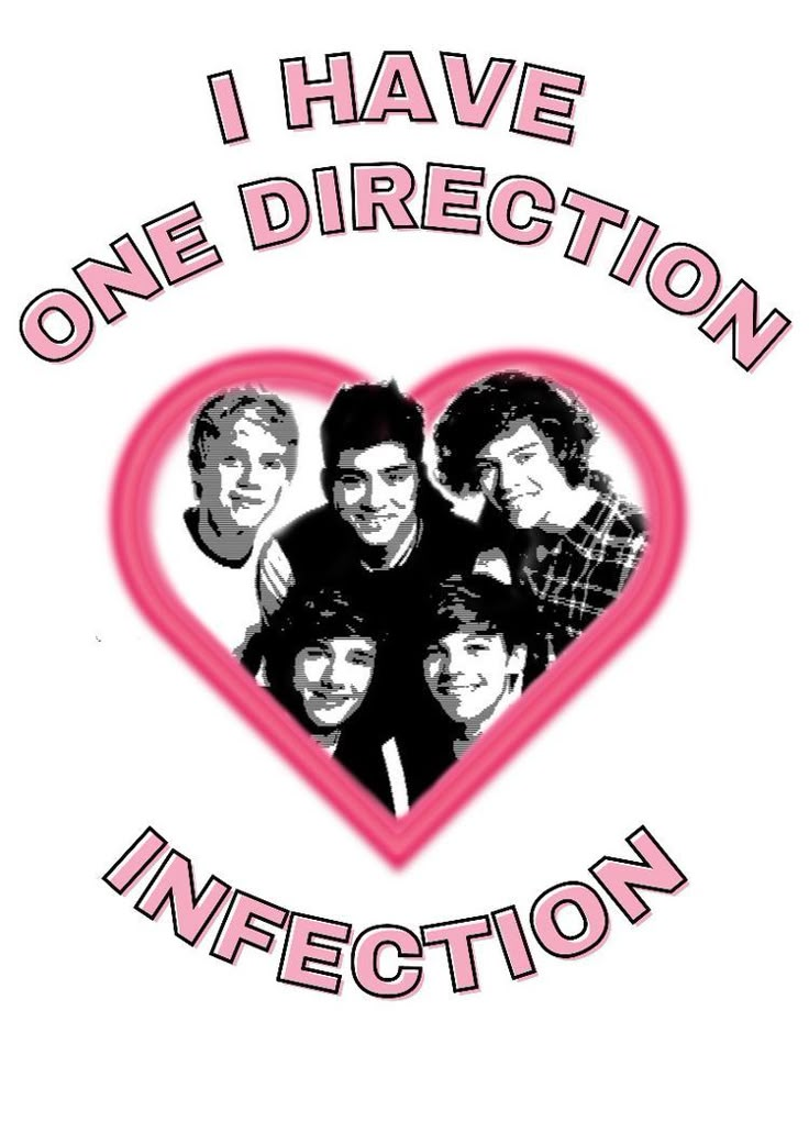 an image of one direction heart with the words i have one direction in front of it