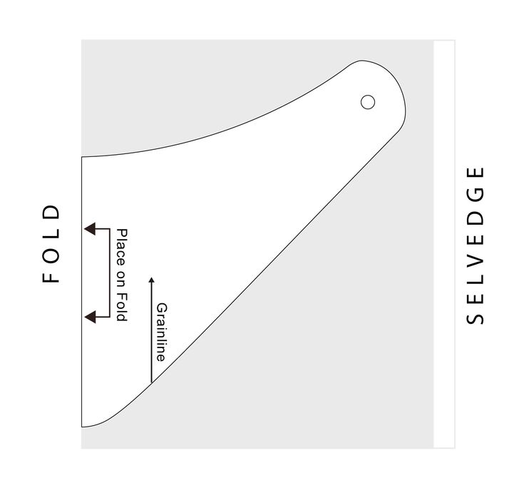 the sewed edge pattern is shown with measurements for each piece and how to cut it