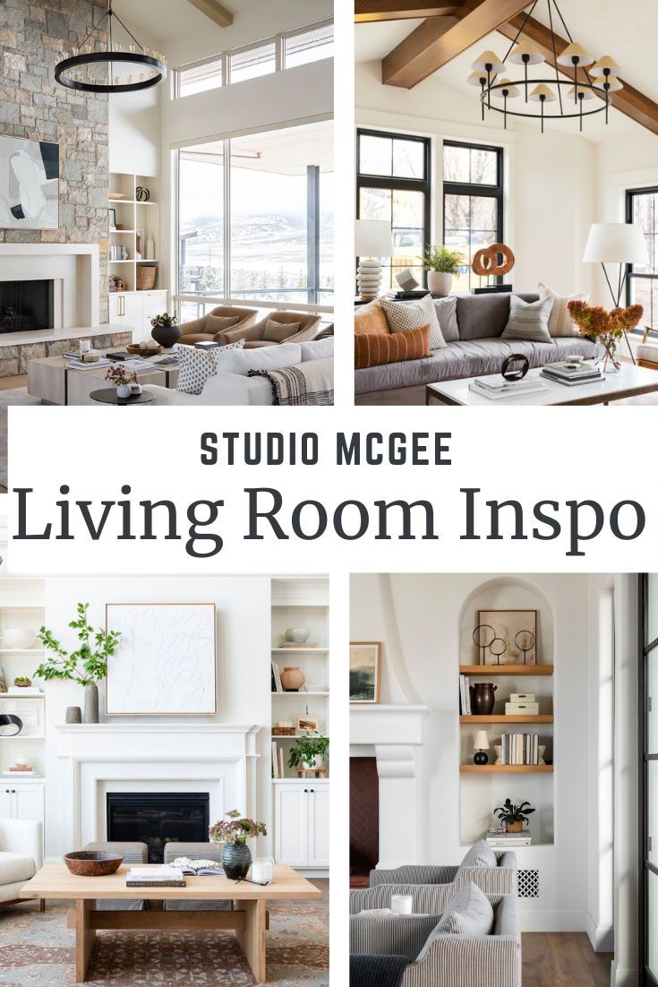 the living room is decorated in white and neutrals, with wood beams on the ceiling